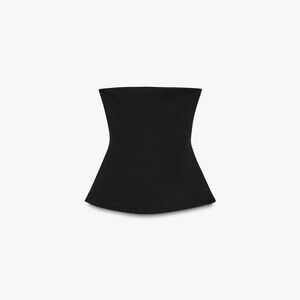 Zara Black Strapless Top